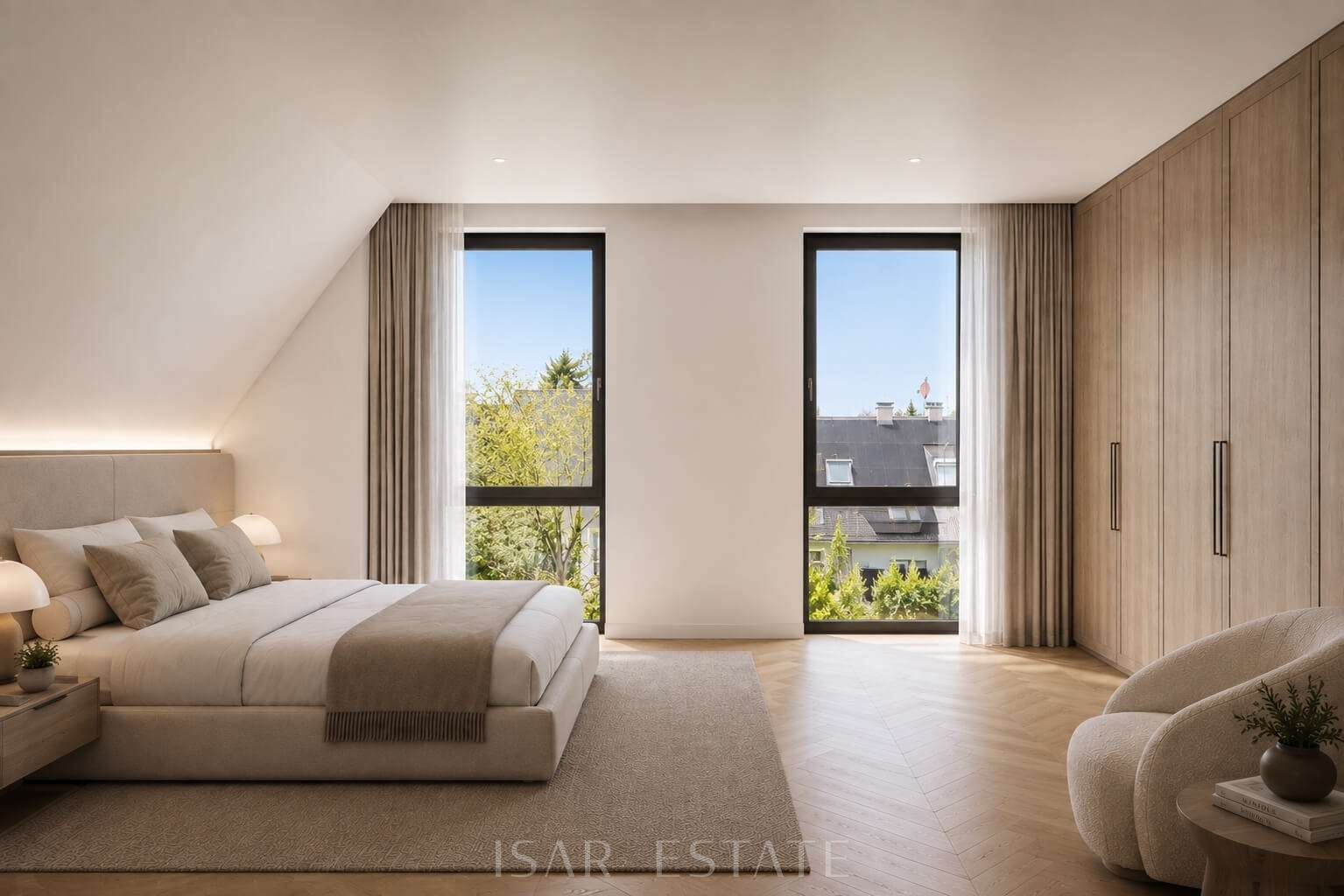 Schlafzimmer - KI visualisiert